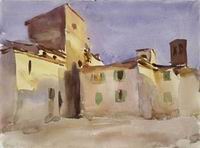 (image for) Handmade oil painting Copy paintings of famous artists John Singer Sargenti's art Borgo San Lorenzo (